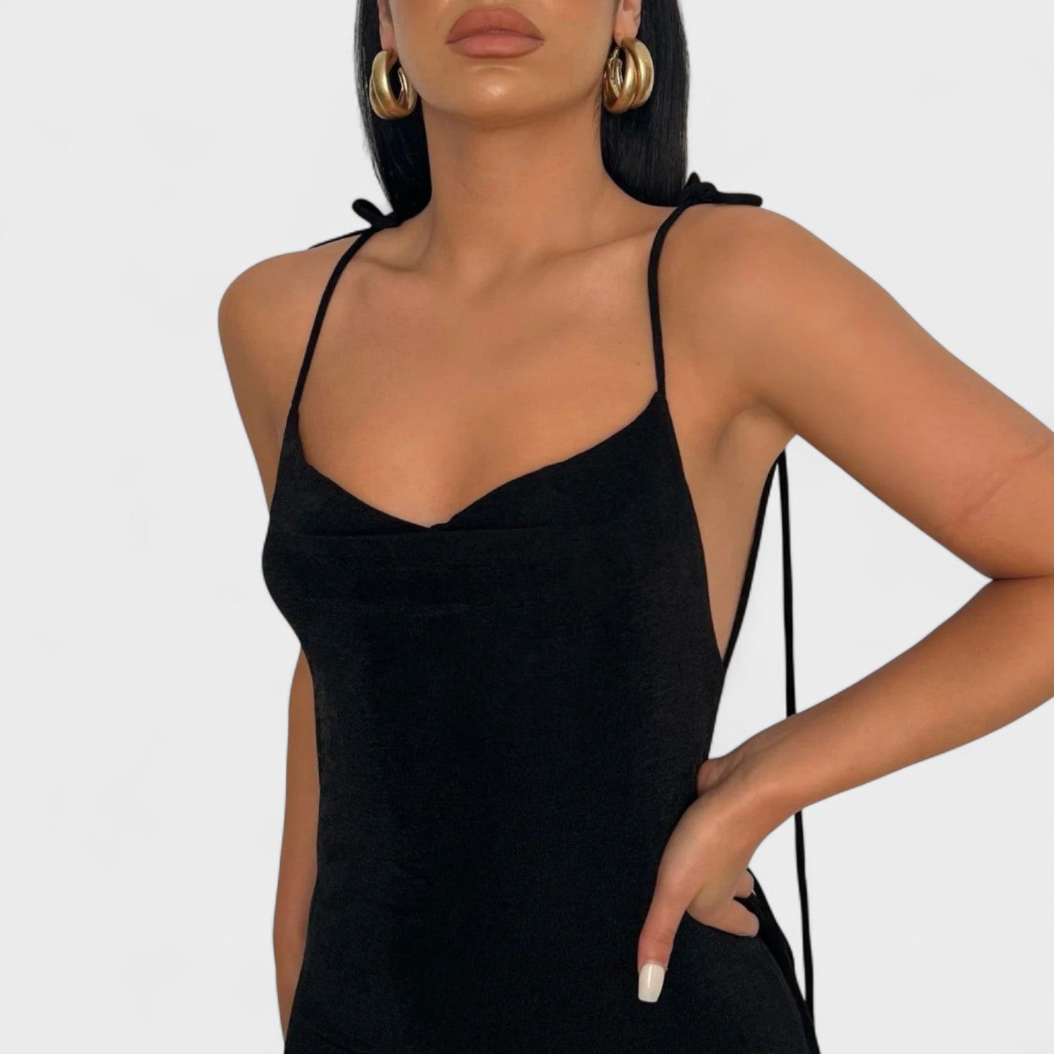 Dervla - Sleeveless Backless Dress - Charlotte & Willow, product photo 8