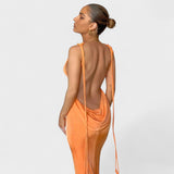 Inès - Sleeveless Backless Dress