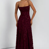 Élodie - Elegant Long Lace Gown
