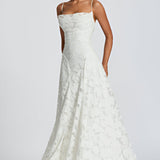 Élodie - Elegant Long Lace Gown