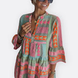 Gabrielle - Boho Chic Ruffled Dress