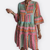 Gabrielle - Boho Chic Ruffled Dress