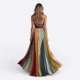 Inès - Elegant Long Gradient Dress