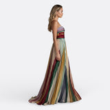 Inès - Elegant Long Gradient Dress
