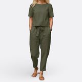 Clara - Chic Khaki Ensemble