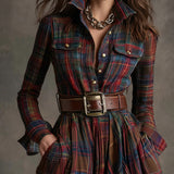 Valentine - Chic Elegant Shirt Dress