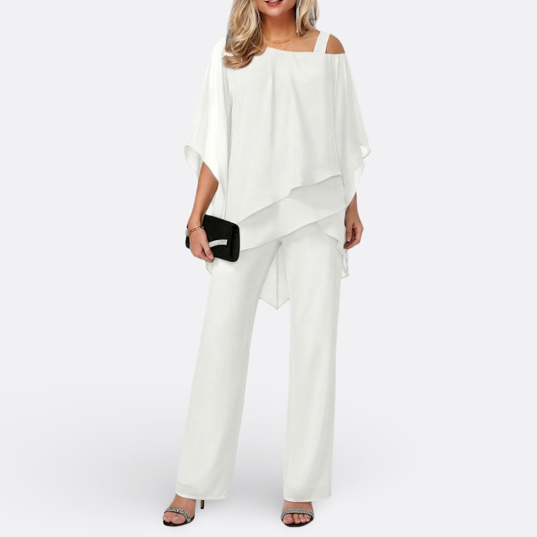 Caoimhe - Off-Shoulder Ensemble - Charlotte & Willow, back