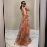 Inès - Elegant Floral Maxi Dress