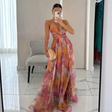 Juliette - Elegant Floral Maxi Dress