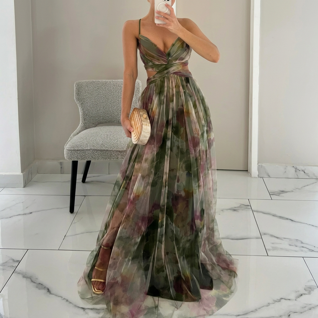 Inès - Robe Maxi Florale