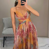 Inès - Elegant Floral Maxi Dress