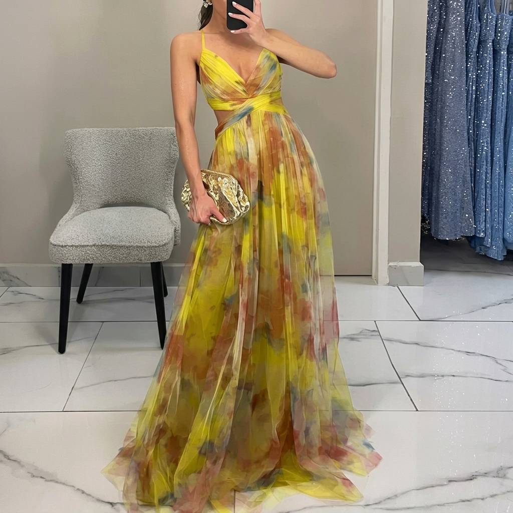 Inès - Robe Maxi Florale