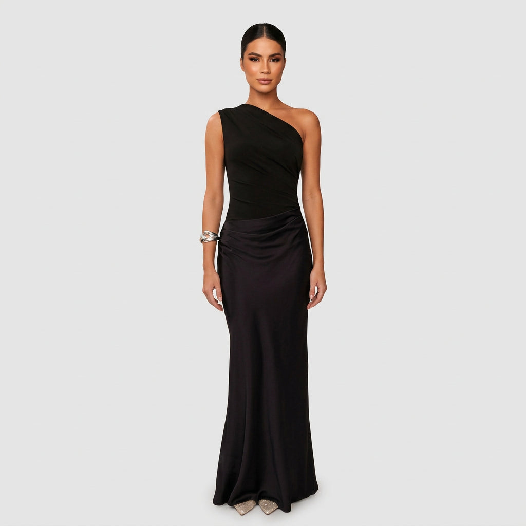 Eibhlín - Chic Maxi Dress - Charlotte & Willow, front