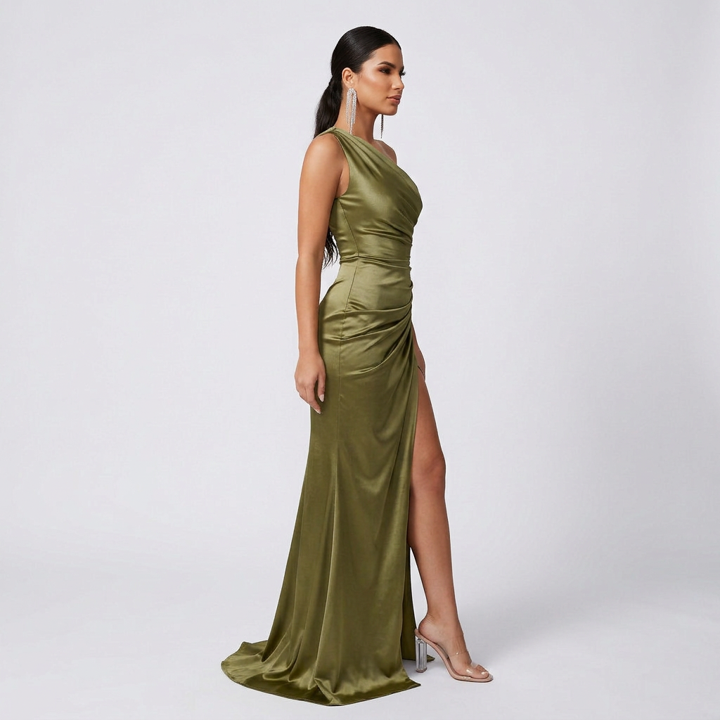 Bláthnaid - Chic Long Maxi Dress - Charlotte & Willow, front