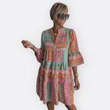 Zoe - Bohemian Ruffle Dress