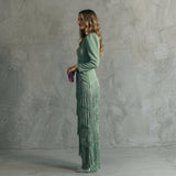 Lucie - Elegant Long Fringe Dress