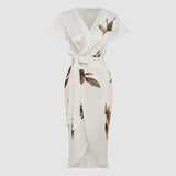 Clémence - Bow-Detail Midi Dress