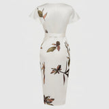 Clémence - Bow-Detail Midi Dress
