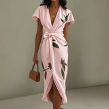 Clémence - Bow-Detail Midi Dress