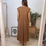 Inès - Flowing Pleated Maxi Dress