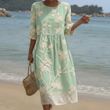 Isabelle - Floral Embroidery Dress