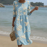 Catherine - Floral Embroidery Dress