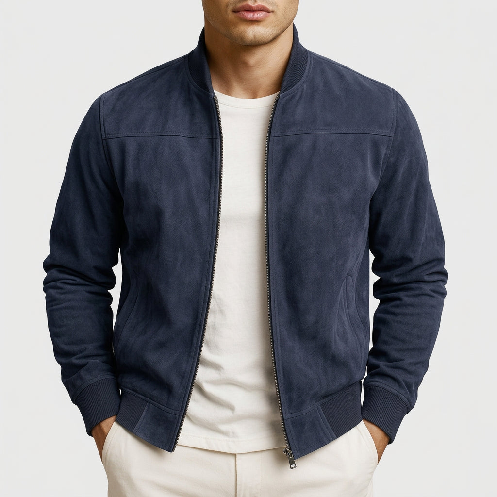 Cian Luxe Bomber Jacket - Charlotte & Willow, detail