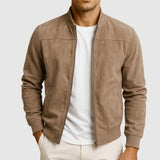 Anaïs - Luxe Suede Bomber Jacket