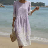 Jacqueline - Floral Embroidery Dress