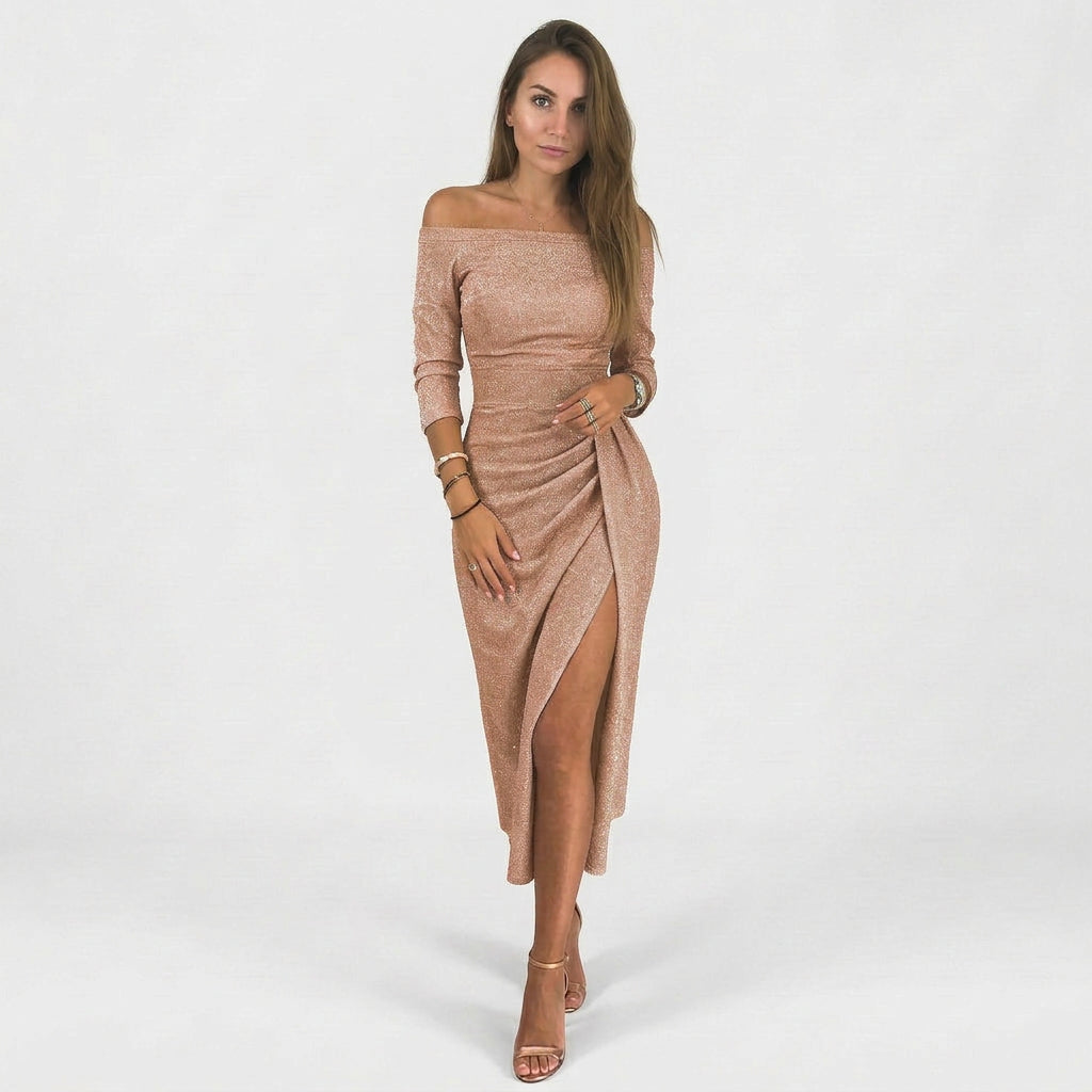 Éilis - Chic Split Dress - Charlotte & Willow