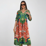 Margot - Elegant Floral Maxi Dress
