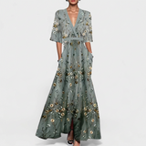 Anaïs - Elegant Floral Maxi Dress