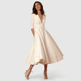 Sarah - Chic Midi Dress