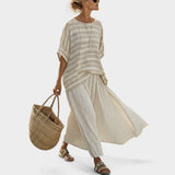 Anaïs - Striped Linen Ensemble