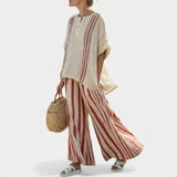 Anaïs - Stylish Striped Ensemble