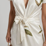 Clémence - Bow-Detail Midi Dress