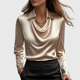 Amélie - Chic Satin Blouse
