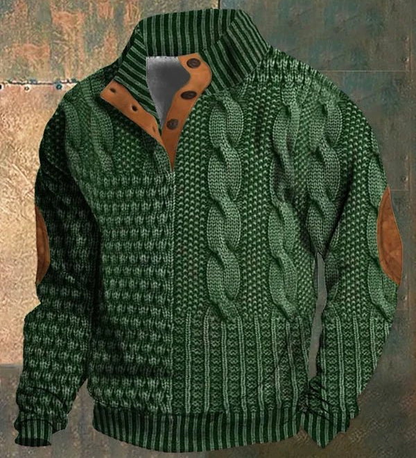 Cian Vintage Inspired Printed Sweater - Charlotte & Willow