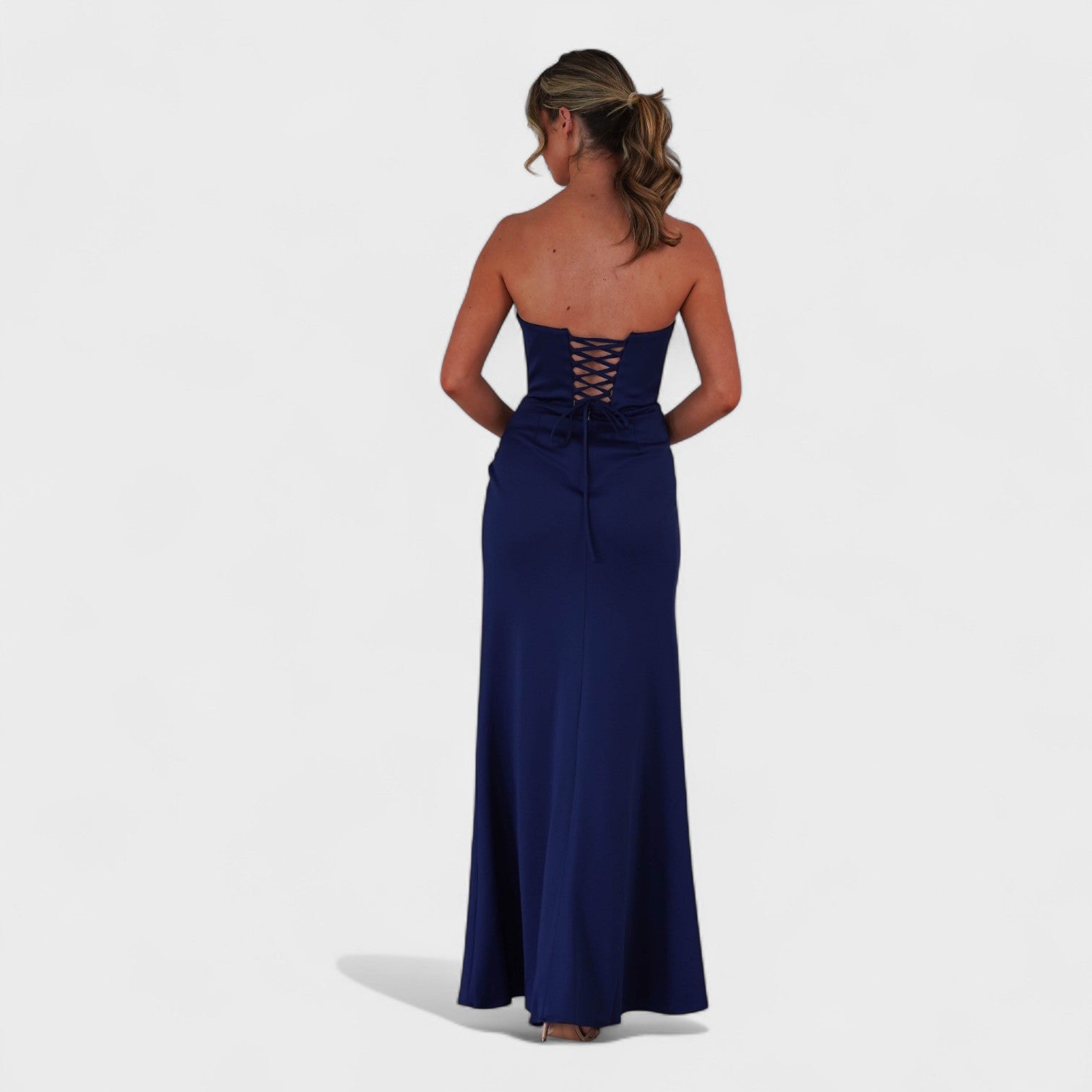 Fiadh - Sophisticated Evening Gown - Charlotte & Willow, front