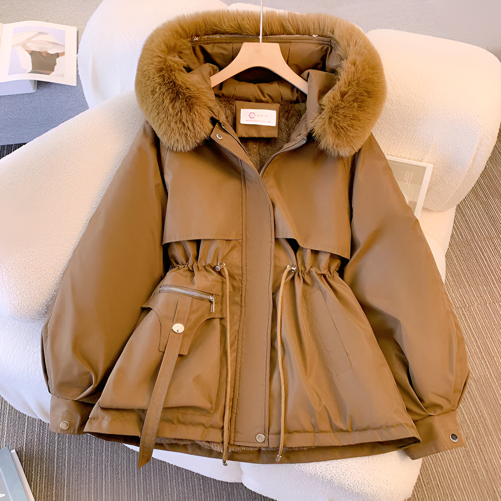 Anaïs - Chic Winter Overcoat - Charlotte & Willow, product photo 7