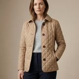 Quilted Button Up Jacket