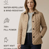 Quilted Button Up Jacket