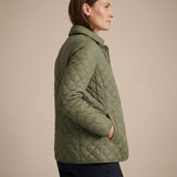 Quilted Button Up Jacket