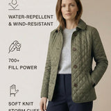 Quilted Button Up Jacket