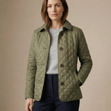 Quilted Button Up Jacket