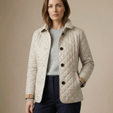 Quilted Button Up Jacket