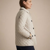 Quilted Button Up Jacket