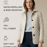 Quilted Button Up Jacket