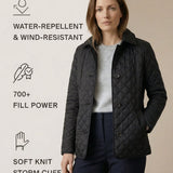 Quilted Button Up Jacket
