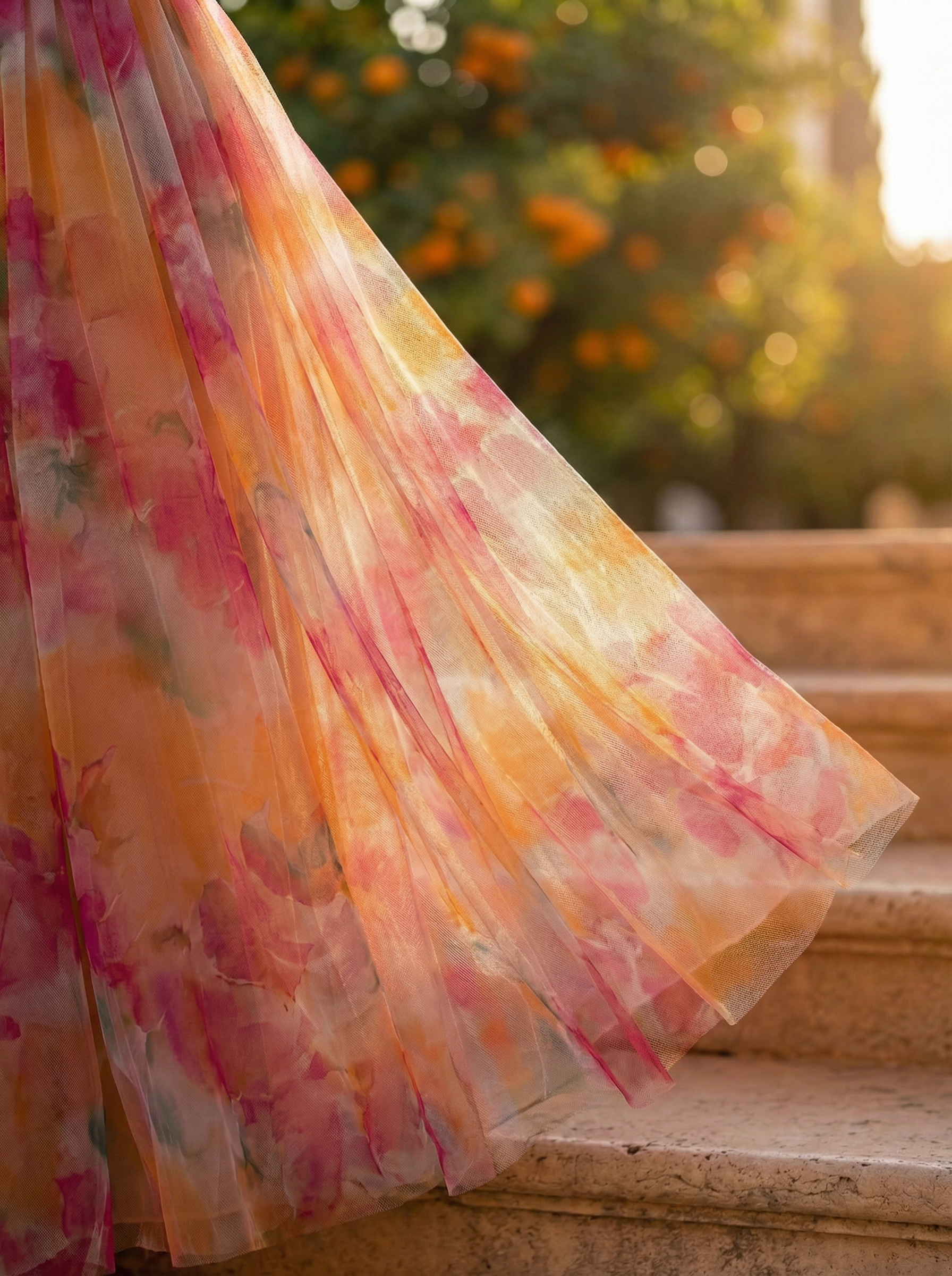 Muirne Floral Print Maxi Dress - Charlotte & Willow, front view